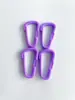 Mosquetón de plástico tipo D de colores gancho multifuncional moda juego llavero DIY accesorios para ropa hebilla de caja bolsa