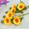 Girassol de simulação direto da fábrica 7 guia de decoração de casamento flor falsa de sol artigos para o lar flor de simulação atacado