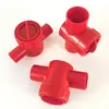 Accesorios para tuberías de agua válvula reguladora de flujo válvula de drenaje de ajuste fino interruptor de silenciamiento tubería de agua de PVC control de flujo de agua reducir rojo