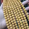 Contas Soltas de Pedra Vulcânica Aromaterápica Coloridas, Contas Redondas de Pedra Vulcânica Sete Cores, Acessórios para Joias Artesanais DIY Semi-Acabados