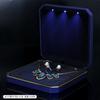 Caixa de jóias octogonal com luz LED caixa de anel de luz pintada caixa de pulseira de colar led caixa de embalagem caixa atacado fábrica em estoque