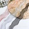 Gasa de Cola de Pez Ondulada de 5 cm con Encaje de Perlas Accesorios para Ropa, Zapatos y Sombreros Material para Lazos Cinta de Embalaje para Cajas de Regalo