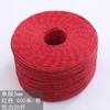 Cuerda de papel kraft de 1,2 mm de una sola hebra, color natural, blanco, rojo y negro, etiqueta de protección del medio ambiente, cuerda de papel kraft, cuerda de hierba de rafia