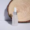 Estoque Pronto de Fábrica Atacado Frascos conta-gotas Foscos de 15ml Frascos conta-gotas para Amostras Cosméticas Frascos conta-gotas para Óleos Essenciais Frascos de Vidro