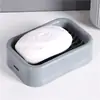 Caja de Jabón Creativa con Drenaje, Cuadrada de Plástico con Rejilla de Doble Capa, Almacenamiento para Baño del Hogar, Caja de Jabón Portátil para Viaje al por Mayor