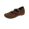 Sapatos Mary Jane Plataforma Versáteis Estilo Doce Bolinhas Femininos Outono 2026 Baixos Flats Sapatilhas Ballet Laço
