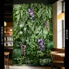 Muro Vegetal Transfronterizo, Muro Vegetal Artificial Tridimensional Simulado de Gama Alta, Decoración de Flores Artificiales, Fondo Verde, Muro de Césped Famoso en Internet