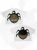 2026 Verano Hip-Hop Dibujos Animados Patrón Nuevo Transfronterizo Camiseta Estampada Estilo Harajuku Ropa de Manga Corta para Hombre