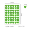 Pegatinas Decorativas de Corazón de Recompensa para Niños, Coloridas, Escribibles, Sobres de Regalo para el Día de San Valentín, Tarjetas de Felicitación, Etiquetas Autoadhesivas