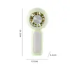 Mini Ventilador de Mão Pequeno Modelo Recarregável Turbo Vento Forte Portátil ao Ar Livre Grande Volume de Ar Estudante Novo Modelo Ventilador de Mão