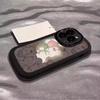Funda para teléfono móvil Apple 16promax pintada nueva iPhone15pro luminosa con soporte 14 conejo de dibujos animados 13