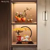 Adornos de Caqui para Sala de Estar, Entrada, Mueble de TV, Decoración de Gabinete de Vino, Regalo de Inauguración de Casa