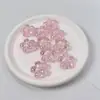 Explosiones de TikTok Uv Alto Transparente Cuentas de Flor de Cerezo Llavero DIY Colgante de Bolsa Colgante Hecho a Mano Cadena para Colgar Material de Joyería