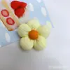 Tecido Amassado Flores Estereoscópicas com Enchimento de Algodão Acessórios de Cabelo DIY Sapatos Meias Lenços Acessórios de Vestuário Capa de Celular Acessórios Decorativos