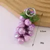 Nuevo colgante creativo de racimo de uvas de color sólido, decoración de mochila, accesorio, llavero, colgante pequeño, regalo al por mayor