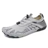 Zapatos de agua antideslizantes para hombres y mujeres, adecuados para actividades de playa, natación y vadeo; zapatos de agua de secado rápido; zapatos anfibios para senderismo y trail running