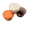 Taza para salsa de acero inoxidable 304 con tapa plato para ensalada de tomate plato para aderezo mini taza para salsa sellada plato para dip