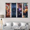 Jogo Contrato Destemido Personagem Eixo Pendurado Pintura Cama Mesinha de Cabeceira Quarto Mural Pintura Decorativa Moderna Poster da Comic-Con Pintura Pendurada