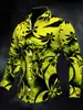 Camisas para hombre transfronterizas, camisas de bloques de color, ropa de hombre, camisas casuales de manga larga estampadas de Amazon