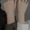Europa y Estados Unidos transfronterizo caliente ins diseño de nicho alta calidad pulsera traje pulsera de amor para parejas set de 2 piezas venta al por mayor
