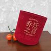 Festiva cubeta de abrazo para inauguración de casa nueva en stock al por mayor rojo chino cubeta de celebración de Año Nuevo suministros festivos