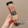 Prendedor de cabelo preto para rabo de cavalo alto para mulheres, altamente elástico e durável, não puxa nem deixa marcas no cabelo, faixa de cabelo, acessório de cabelo elástico