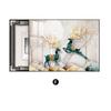 Caja de medidor Fulu de lujo ligera, pintura decorativa, fondo de restaurante moderno, caja de distribución de pared, interruptor, bloqueo, caja multimedia, pintura colgante