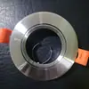 Oferta especial anel de LED de superfície prateada de alto brilho suporte de copo holofote de superfície MR16 suporte de lâmpada GU10 luminária de teto embutida tradicional