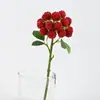 Bolas de Fruta Artificial de Frambuesa Estilo Americano 32 cm Bayas Navideñas Frambuesas Adornos Decorativos Arreglo Floral Moderno Flores Artificiales Falsas Venta al por Mayor