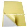 Papel revestido inferior amarelo da remoção de poeira, papel revestido inferior branco da parte inferior amarela 240*330 livro de papel pegajoso
