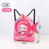 Bolsa de Natación para Niños, Bolsa de Almacenamiento Impermeable con Separación Seco y Húmedo, Mochila Deportiva Portátil para Niños y Niñas, Linda Mochila de Playa de Dibujos Animados