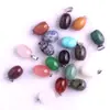 Piedra Natural Cristal Estrella de Cinco Puntas Luna Gota de Agua Ojo de Caballo Forma de Corazón Hongo Hexágono Accesorios de Joyería Colgante para Collar