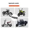 Foco auxiliar LED de seis lentes para motocicleta y vehículo eléctrico, faro LED de alto brillo blanco y amarillo para scooter modificado