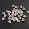 Accesorios para Pendientes DIY de Plata de Ley S925 Tapones Antideslizantes y Anticaída para Pendientes Tapones de Silicona Blancos Dorados Simples