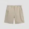 2026 Novos Shorts Casuais de Negócios Masculinos de Verão Roupa Externa Simples Slim Reto Casual Versátil