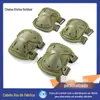 1 Conjunto de Equipamento de Proteção Tática para Cotovelos e Joelhos Transformers Edição de Treinamento Esportivo Casca Macia Treinamento Cs Proteção Externa