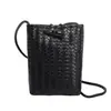 Transfronterizo 2026 Verano Nueva Moda Mini Bolso de Tejido Suave Versátil Bolso para Teléfono Móvil Pequeño Bolso Cruzado de Hombro Único para Mujer