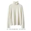 Colarinho empilhado simples cor sólida orelha de trigo oco pulôver base slim commuter cashmere novo suéter de malha feminino