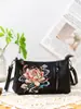 2026 Nuevo Estilo Nacional Bordado Flor Pequeño Bolso Mujeres 2026 Nuevo Retro Versátil Bolso de Hombro Cruzado