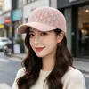 Boné de Baseball para Mulheres, Chapéu de Sol para Proteção Solar ao Ar Livre na Primavera e Verão, Chapéu de Sol Respirável Vazado, Boné com Aba de Malha Tricotada