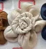 5,5CM Temperamento coreano textura plissada flor torcida novos acessórios flor feita à mão para DIY sapatos acessórios decorativos para roupas