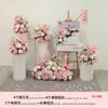 Ceremonia de Entrega de Coche Ventana Decoración de Boda Columna de Flores Arte Floral Tienda 4s Soporte de PVC de Bienvenida Columna de Papel Adornos de Decoración