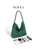 Bolso de Hombro Grande de Estilo Coreano para Mujer, Bolso de Hombro de Moda para Viajar, Bolso Tote Retro Tejido, Bolso Cubo Casual para Madre e Hija