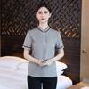 Ropa de Trabajo Limpieza Ropa de Verano Manga Corta Femenina Hogar Propiedad Política Traje Limpieza Habitación de Hotel Tía Pa Uniforme Sección Delgada