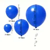 Juego de 126 Globos de Látex Azul Real Adecuado para Bodas, Cumpleaños, San Valentín y Otras Ocasiones