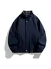 Jaqueta Nova Estilo Primavera e Outono Fábrica de Origem Tendência Masculina Plus Size Jaqueta Solta Moda Casual Tendência Marca Roupa Exterior