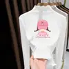 Blusa Térmica Versátil de Manga Longa com Fleece Escovado para Meninas com Gola Meio-Alta Franzida Chegada Nova Outono/Inverno 2026