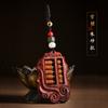 Cadena colgante para llave de coche femenina de sándalo rojo Ábaco llavero masculino retro retro creativo regalo accesorios suministro en vivo