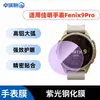 Adequado para Garmin Fenix 9 Pro: Protetor de tela de vidro temperado de alta definição, anti-espião e com proteção UV, para tela cheia