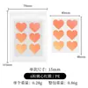 Venta al por mayor transfronteriza de fábrica de parches para el acné con forma de corazón láser, parches de hidrogel con forma especial de corazón lindos de PE, personalizables